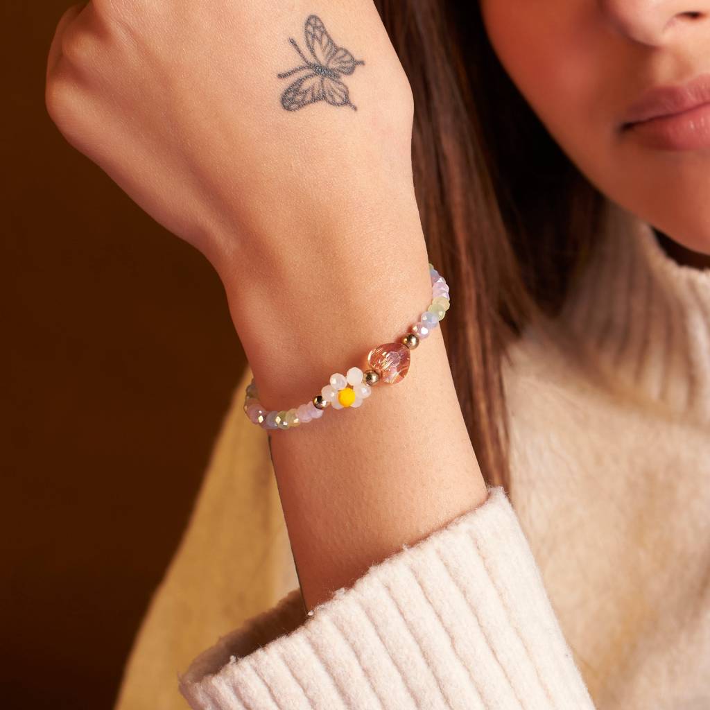 Sunflower Dreamscape Beaded Band : BS12416