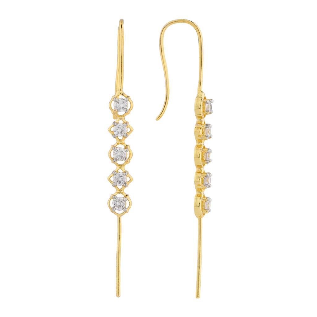 Shahi Dwar  Kumud Pin Earrings : 8905124569292