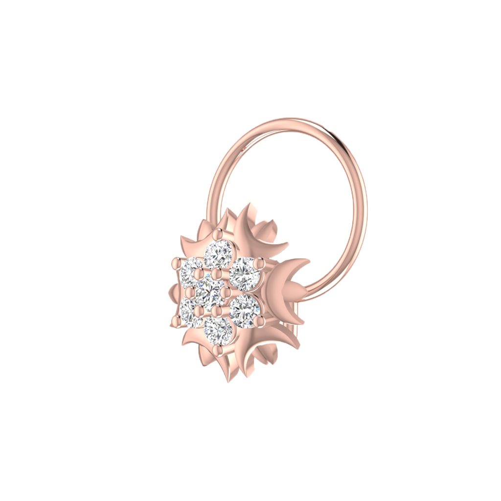 Avsar 9K Bis Hallmarked | Nosepin For Women/Girls |  Avno123 : AVNO123PC