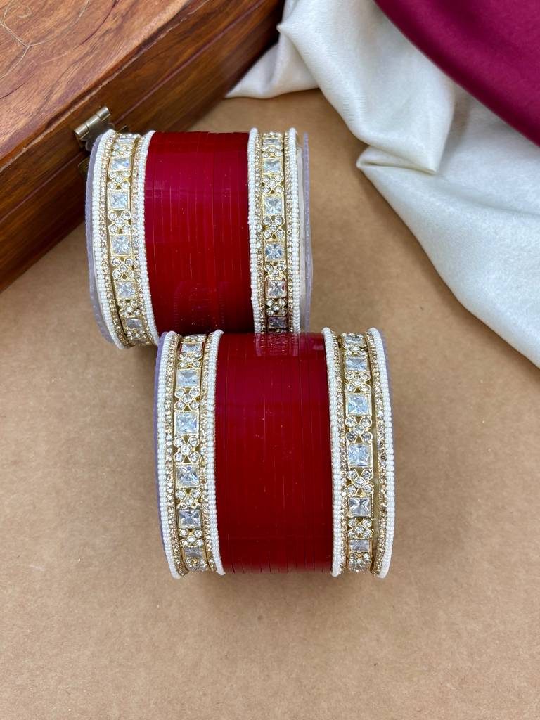 Authentic Punjabi Chooda Set For Indian Bride : HB-39-24