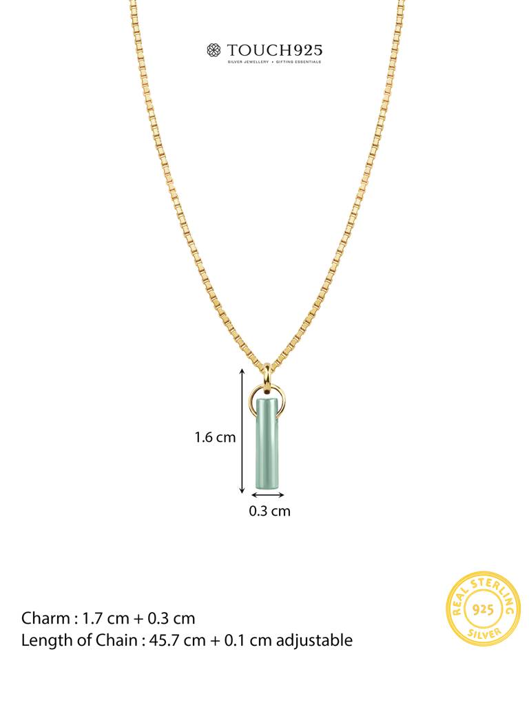 Zia Birthstone Necklace (Aug) : AHBSNC108