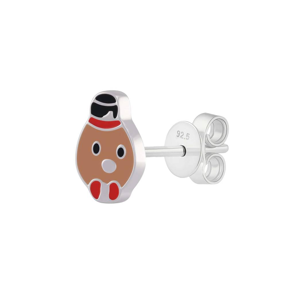 Cute Christmas Humpty Dumpty Stud Earrings For Kids : NERWW01400320