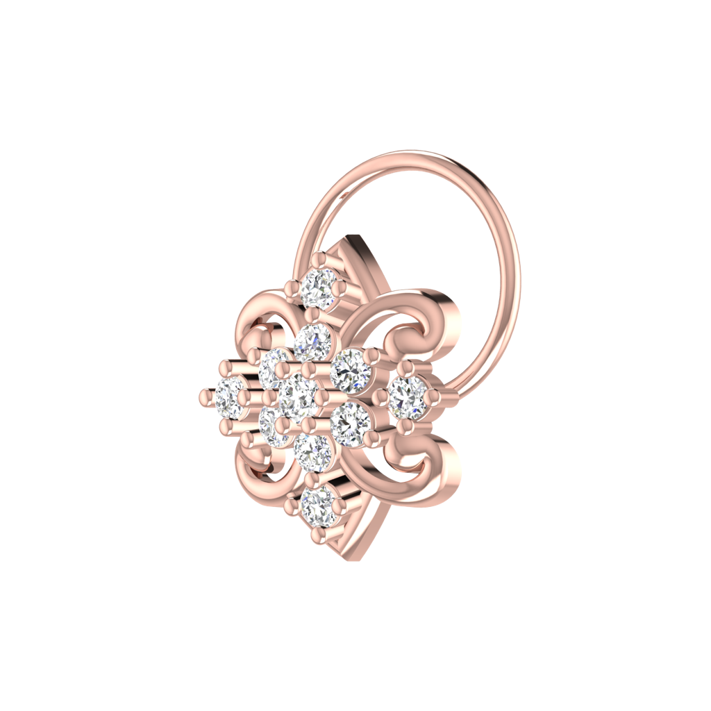 Avsar 9K Bis Hallmarked | Nosepin For Women/Girls |  Avno098 : AVNO098PC
