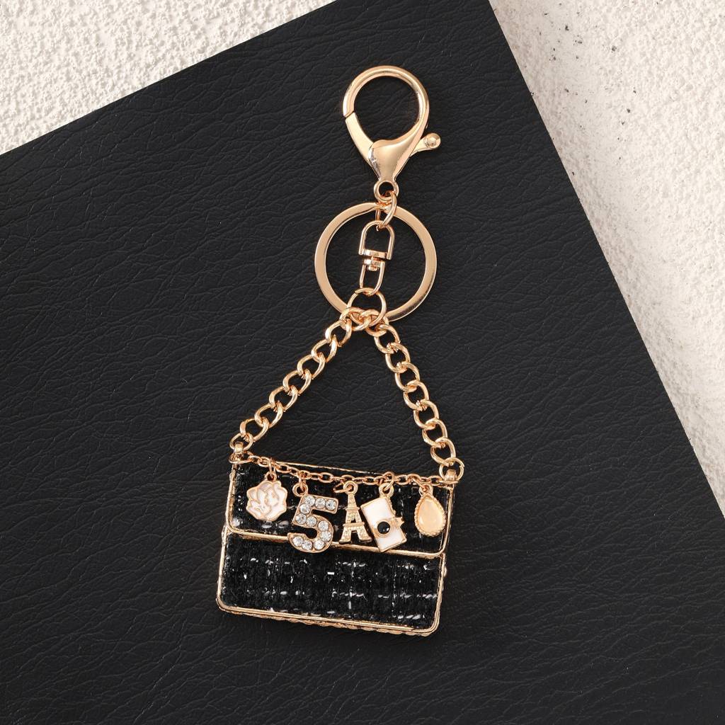 Mini Paris Purse Bag Charm : C-BG-0063-G-BK