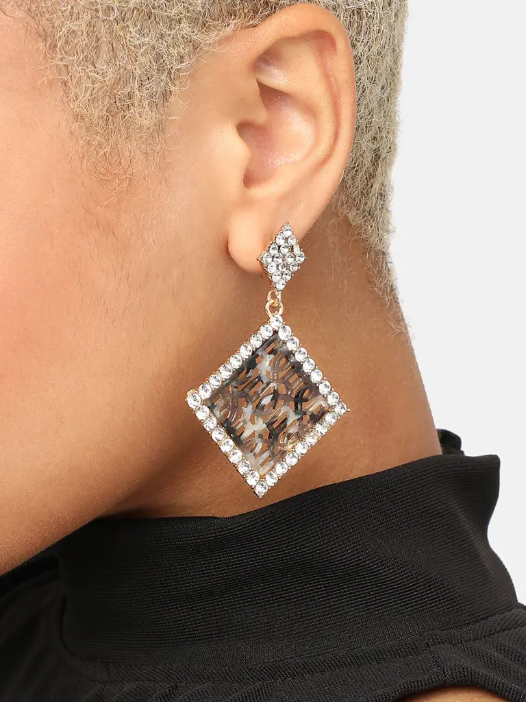 Leola-Gold Plated Party Designer Drop Earring For Women : SOHEAR4199