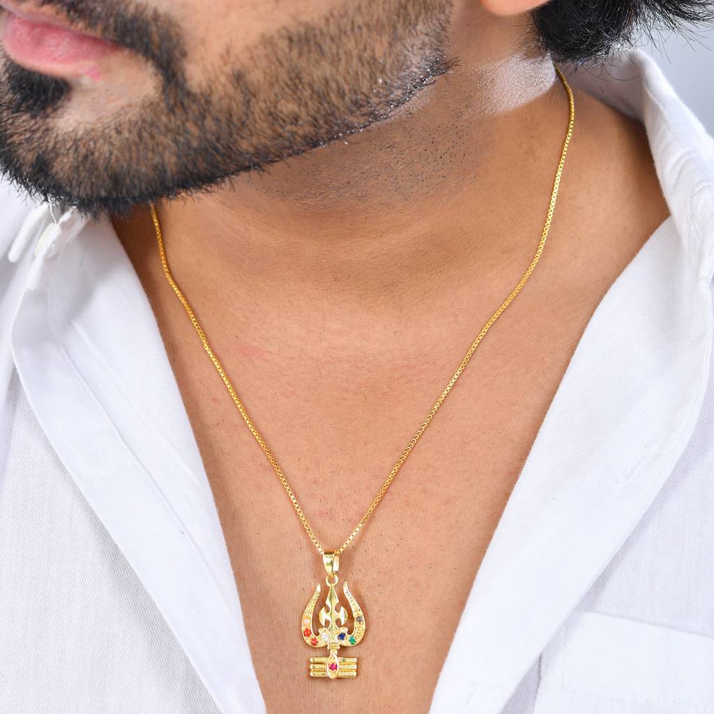 Signature Rudra Trishakti Mens Pendant : 8905124564525