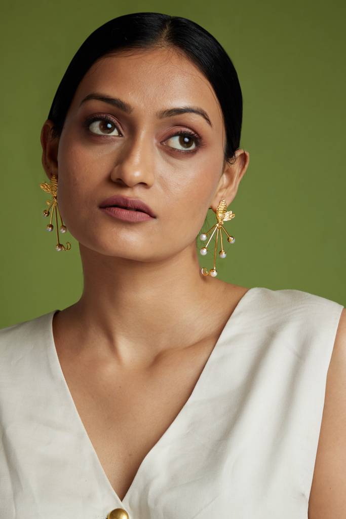 Bee Earcuffs - 18K Gold Plated, Anti Tarnish : CF_EARCUFFS_BEE_GOLD