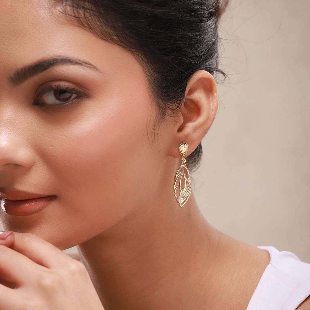Verdora Twist Dangle Earrings : 8905124581881
