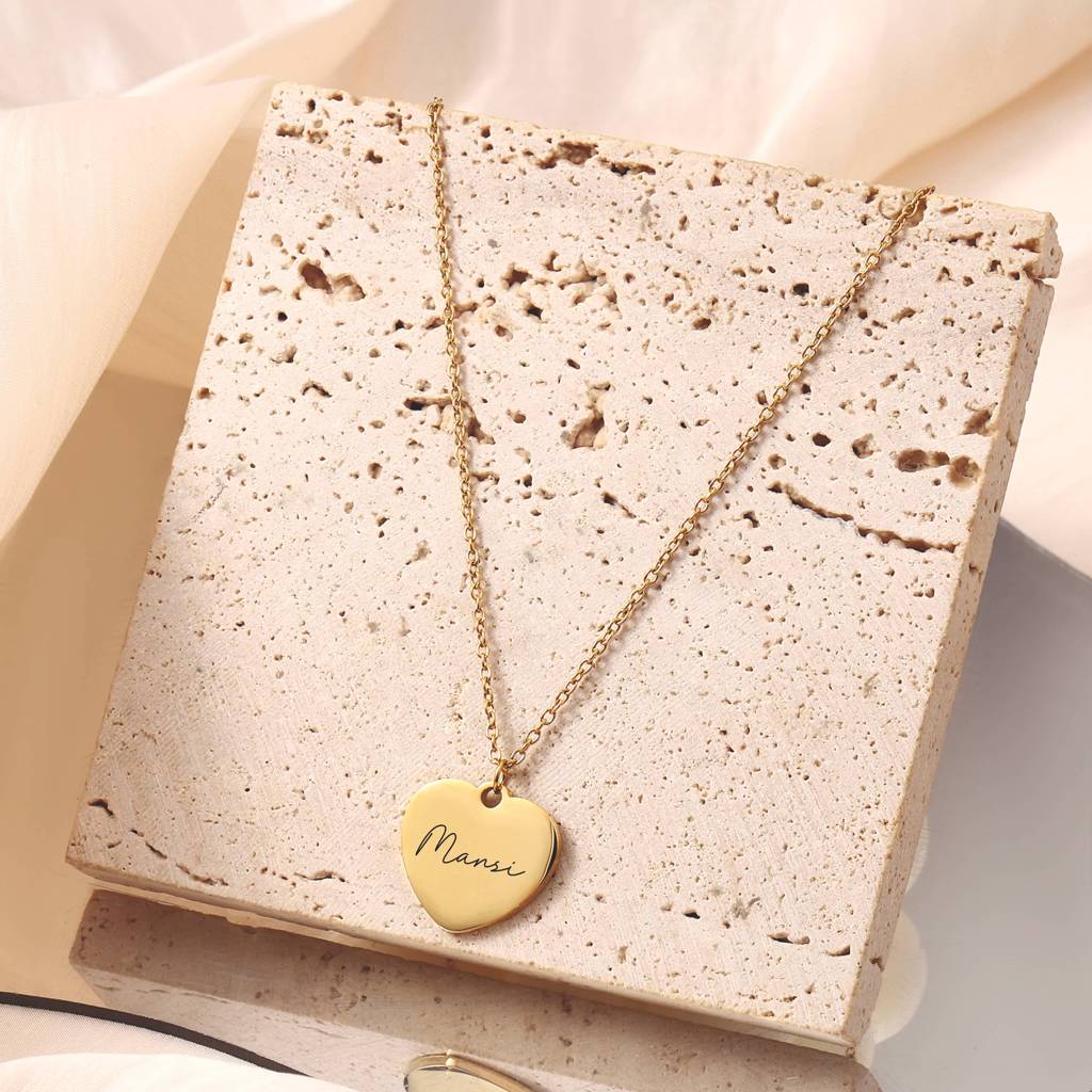 Cursive Heart Charm : NS14206-G
