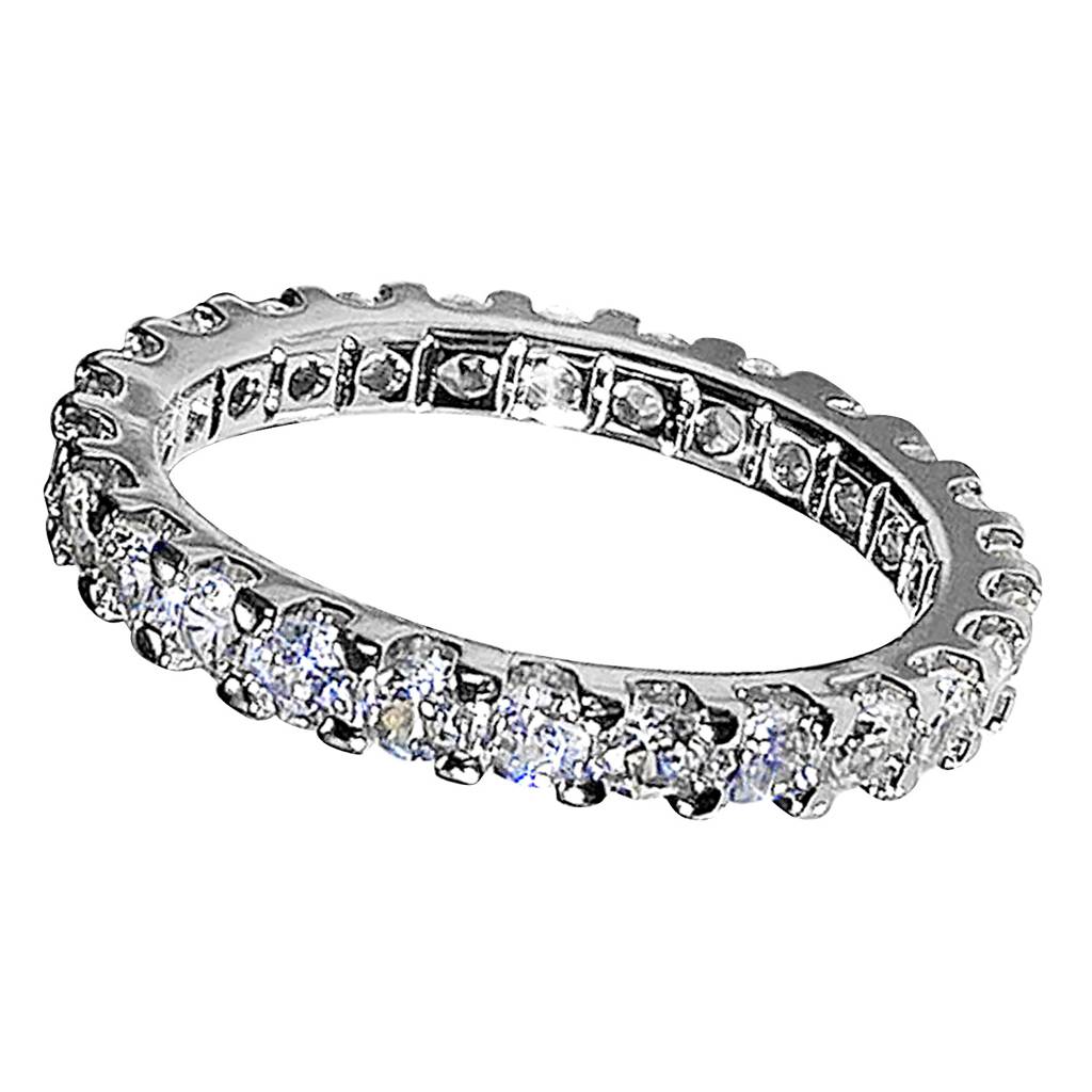 Peora American Diamond Studded Silver Plated Finger Ring Fashion Wear Stylish Jewellery Gift For Girls & Women (Px : PX8R102-7