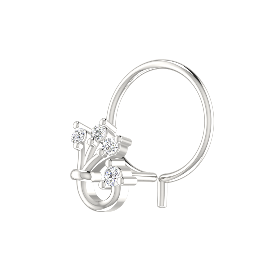 Avsar 9K Bis Hallmarked | Nosepin For Women/Girls |  Avno302 : AVNO302WC