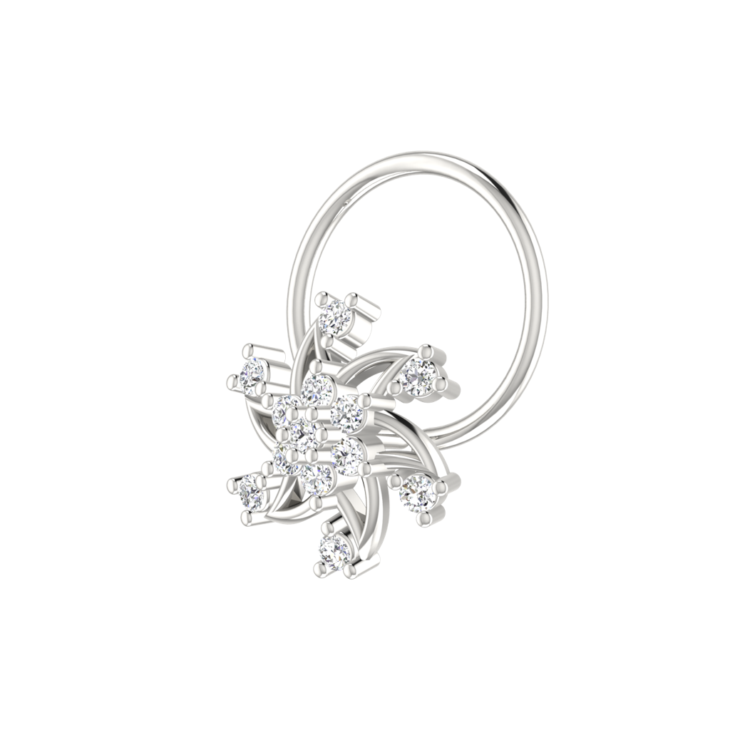 Avsar 9K Bis Hallmarked | Nosepin For Women/Girls |  Avno208 : AVNO208WC