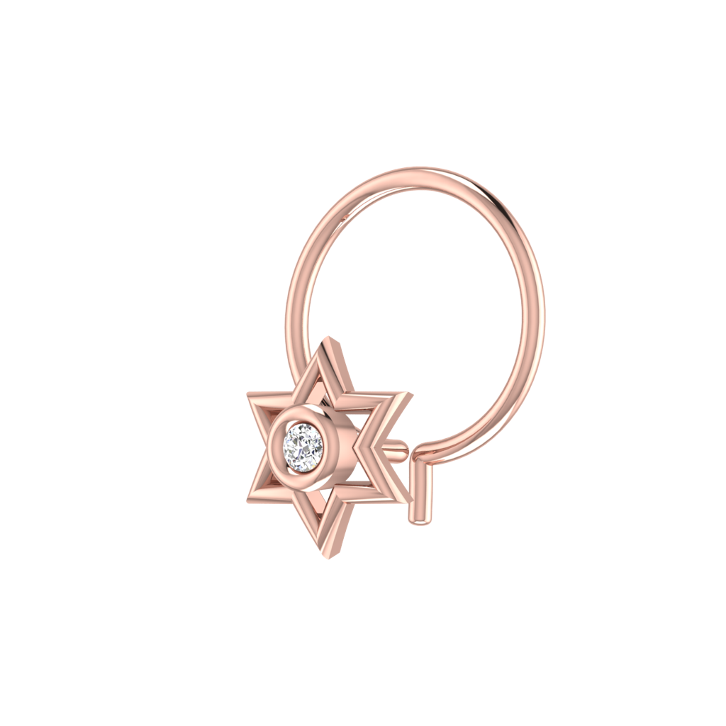 Avsar 9K Bis Hallmarked | Nosepin For Women/Girls |  Avno188 : AVNO188PC