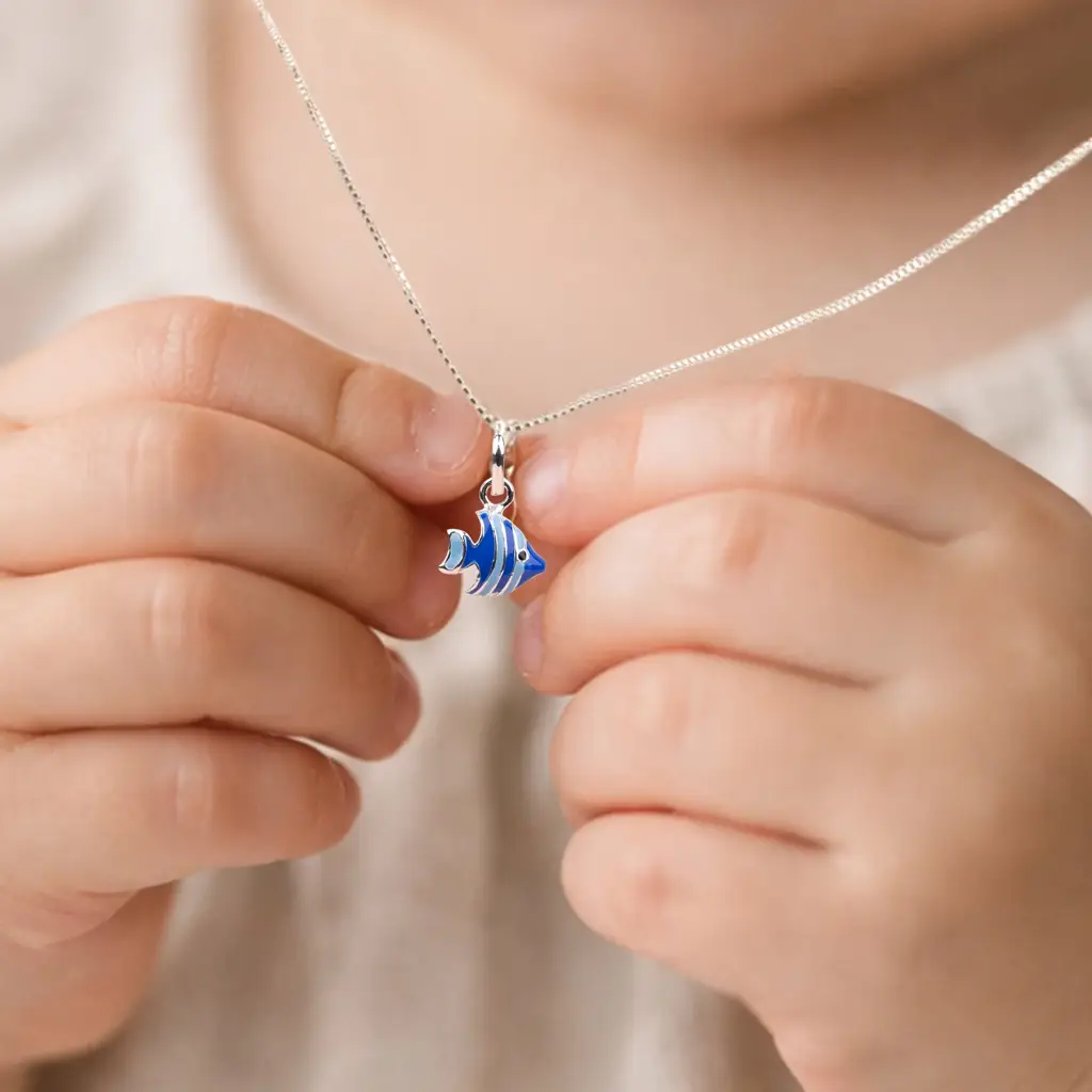 Blue Tropical Fish Pendant : KPC020
