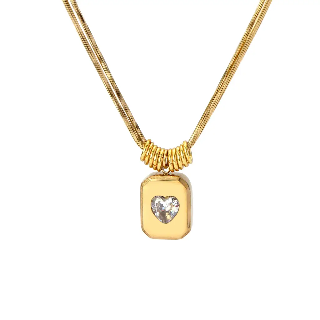 Sweetheart Vintage Necklace : NS14475-G