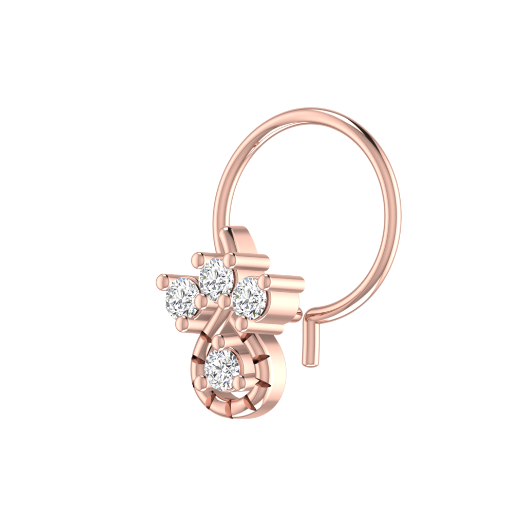 Avsar 9K Bis Hallmarked | Nosepin For Women/Girls |  Avno259 : AVNO259PC