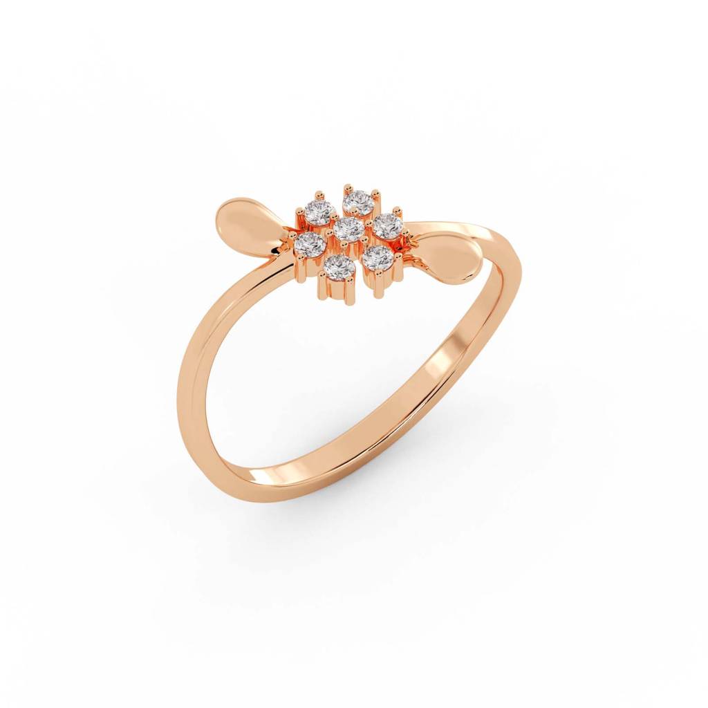 9K Bis Hallmarked Ring For Women/Girls | Avr1077 : AVR1077PC_8