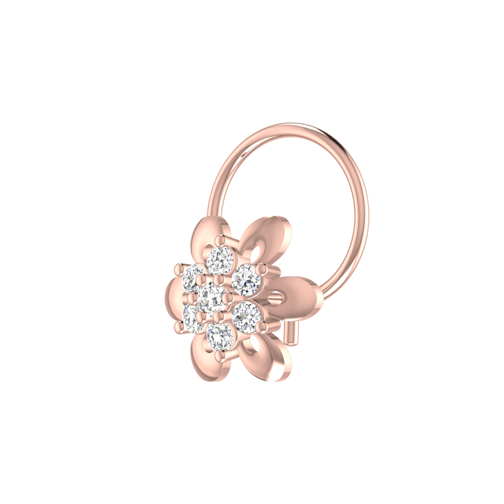 Avsar 9K Bis Hallmarked | Nosepin For Women/Girls |  Avno113 : AVNO113PC