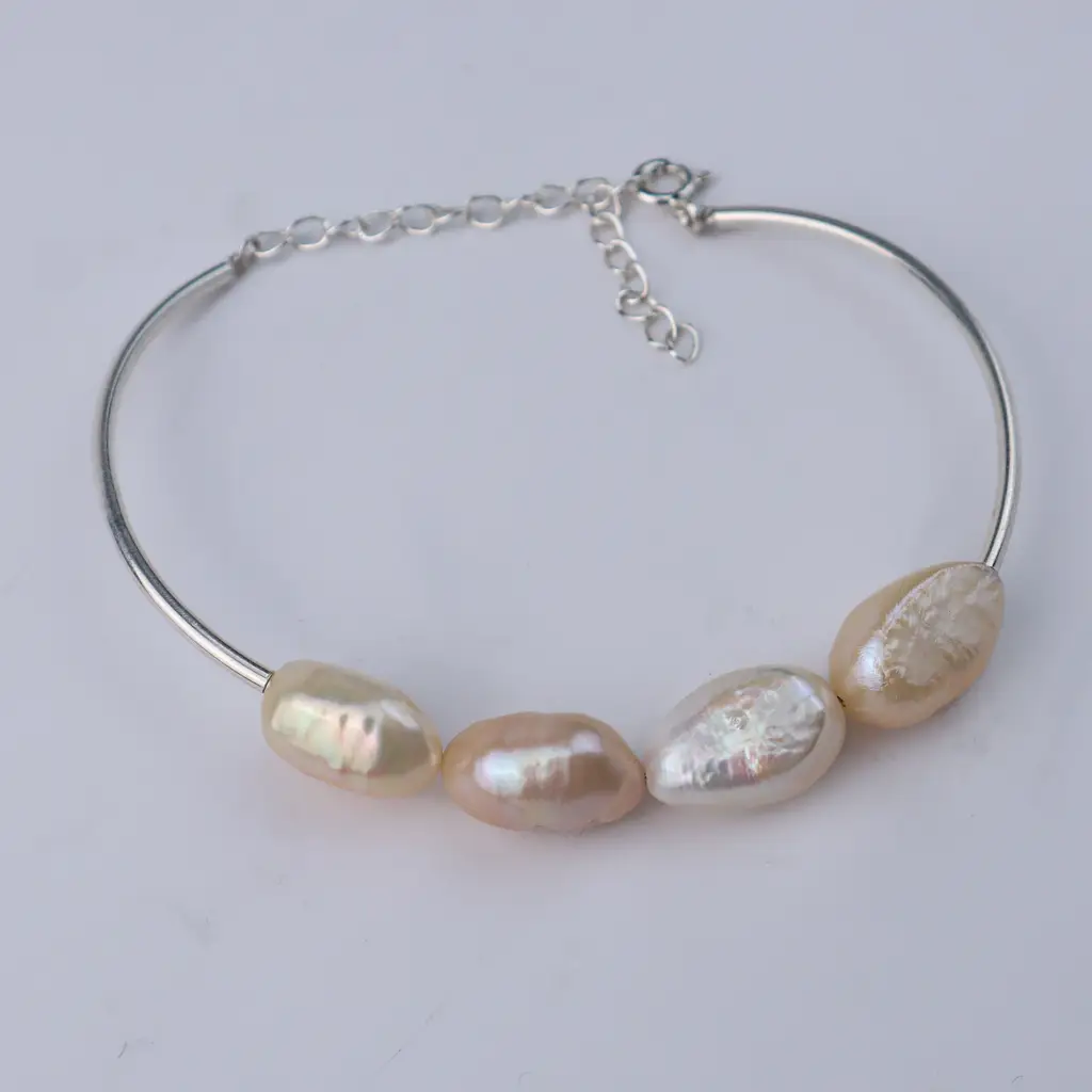 Fresh Water Pearl Pipe Bracelet : 73300887