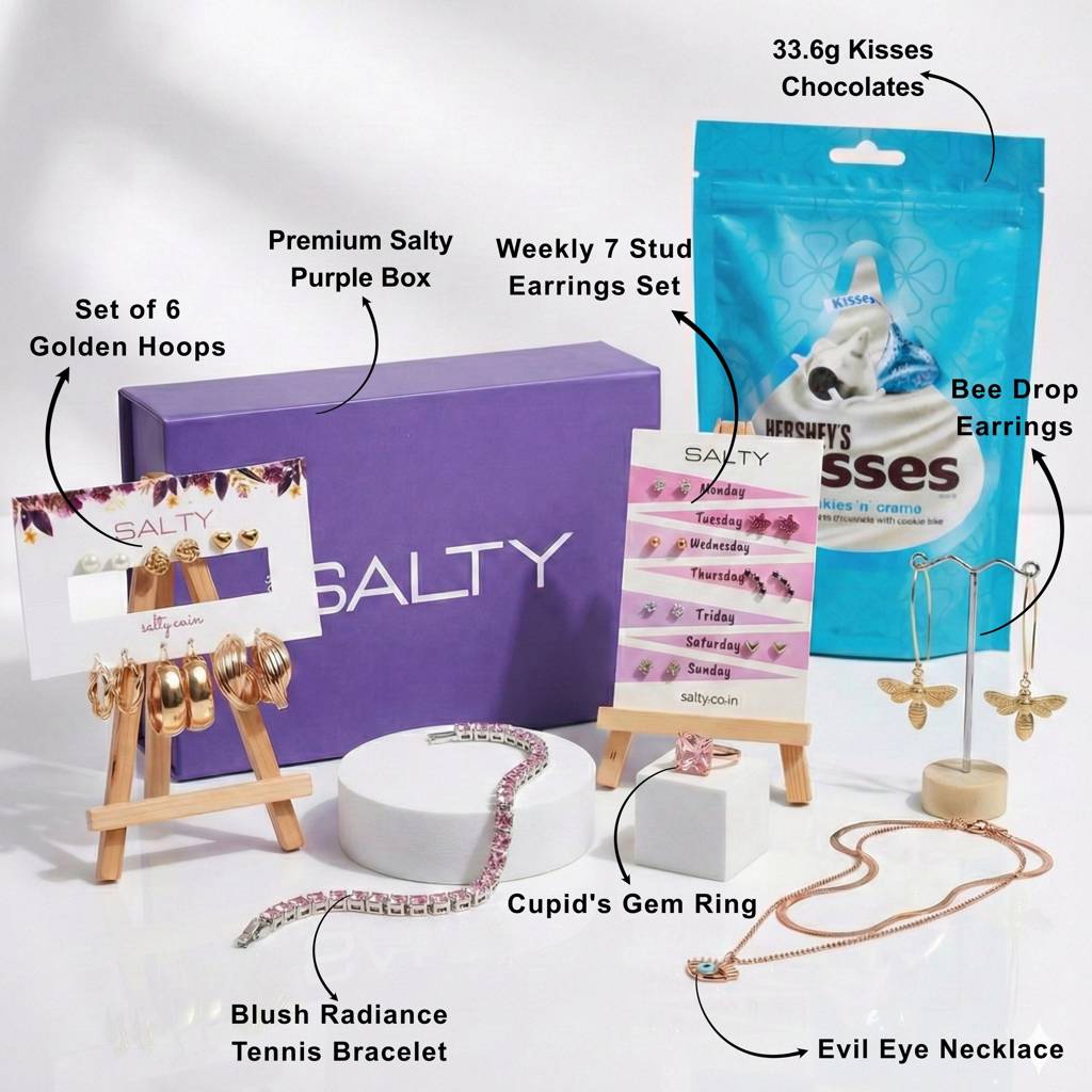 Lavish Lavender Jewellery Gift Box For Her : PINKBOX-25