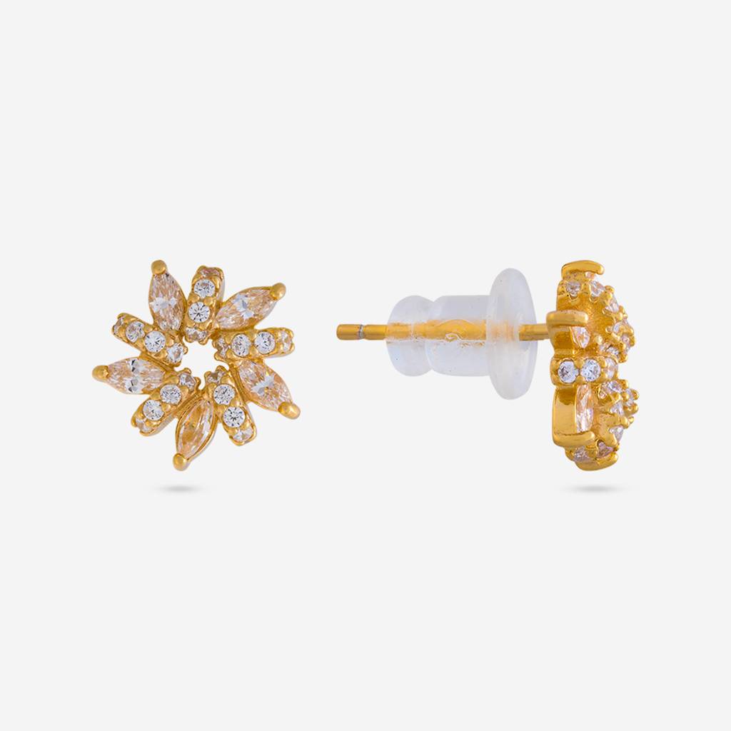 Office Wear Silver Earring - 465637 : 465637