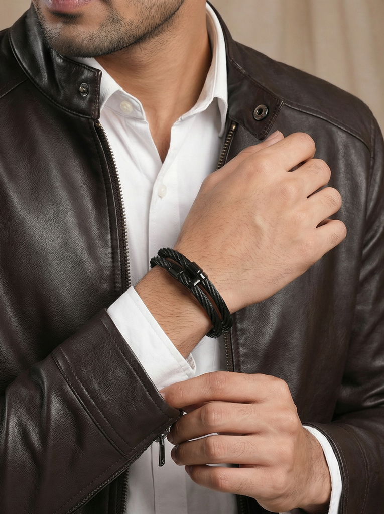 Carbon Wired Bracelet : Z-MN-BR-07