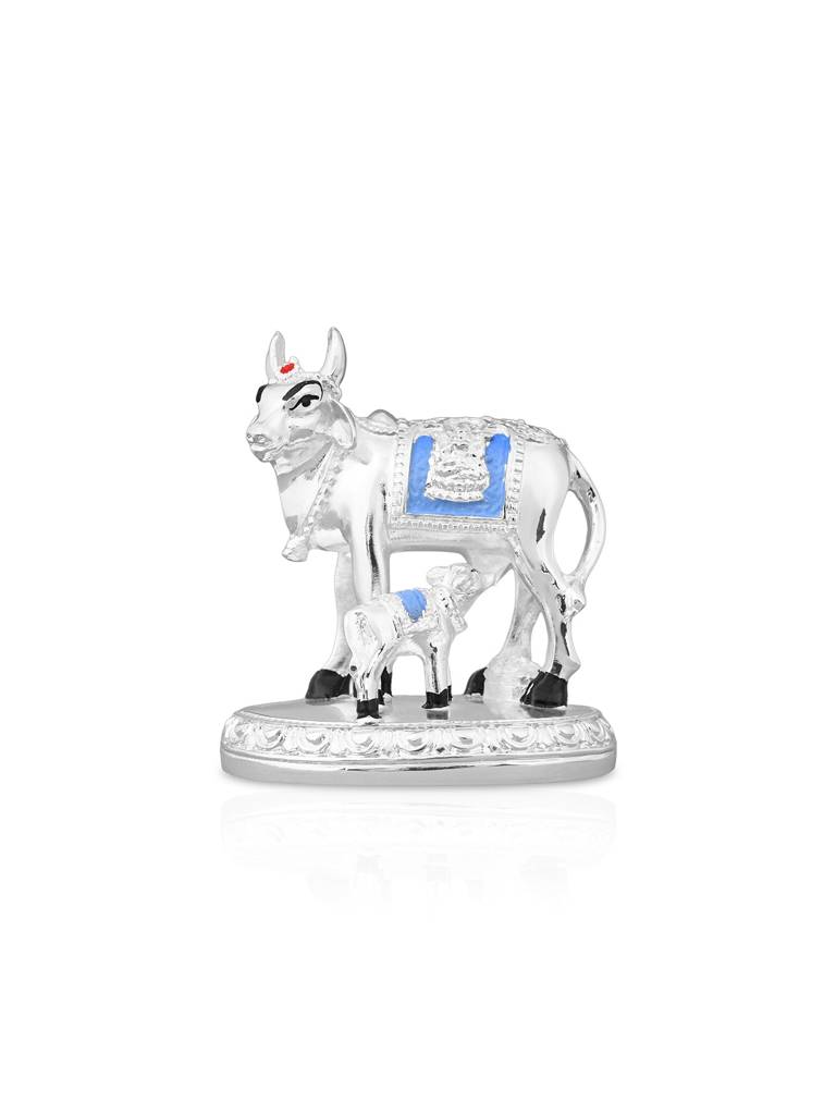 999 Silver Kamdhenu Showpiece : AZGFT227