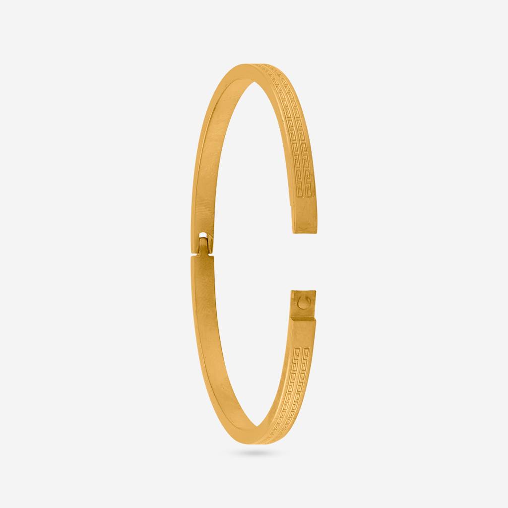 Gold - Plated Casual Wear Trendy Kada - 471634 : 471634