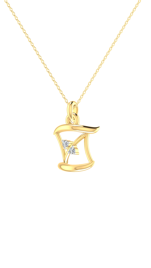 Avsar 9K Bis Hallmarked | Pendant For Women/Girls | Avp1121 : AVP1121YC