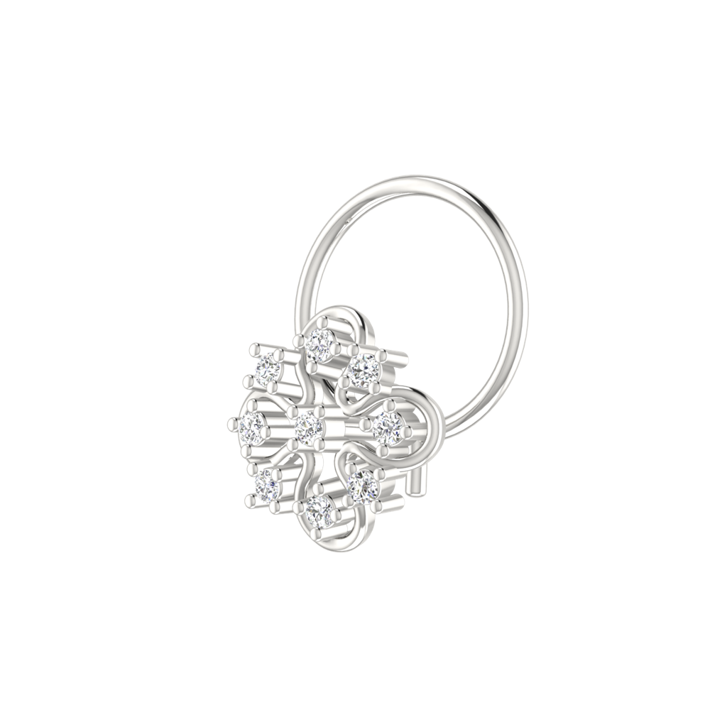 Avsar 9K Bis Hallmarked | Nosepin For Women/Girls |  Avno173 : AVNO173WC