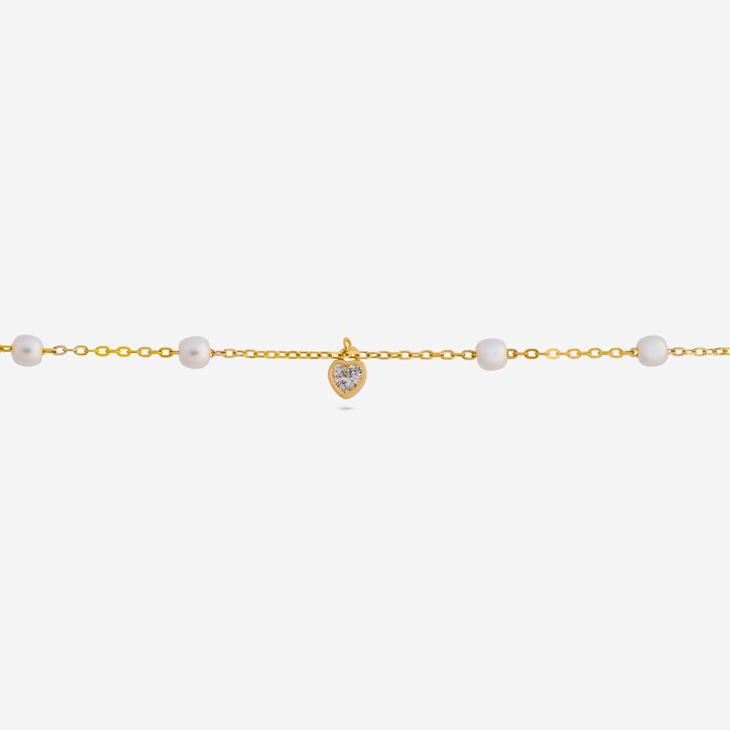 Pearl - Office Wear Silver Payal - 466109 : 466109