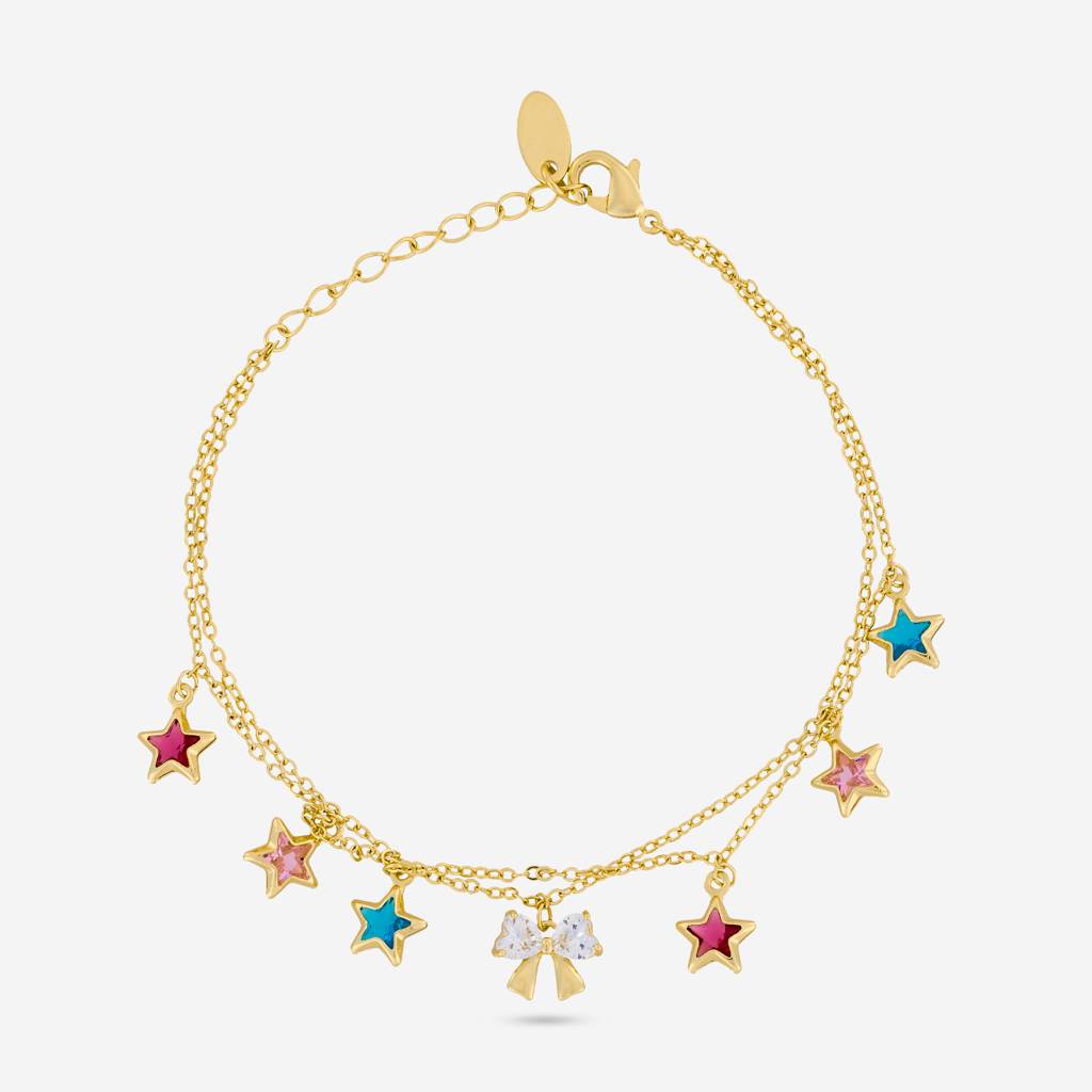 Multi Gold - Plated Casual Wear Trendy Bracelet - 468299 : 468299