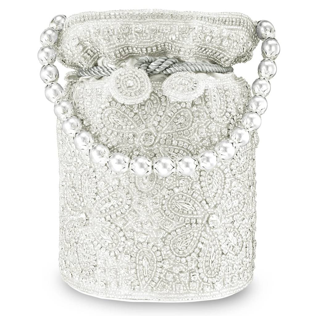 Potli Bags For Women Evening Bag Clutch Ethnic Bride Purse With Drawstring (P69S) : P69S