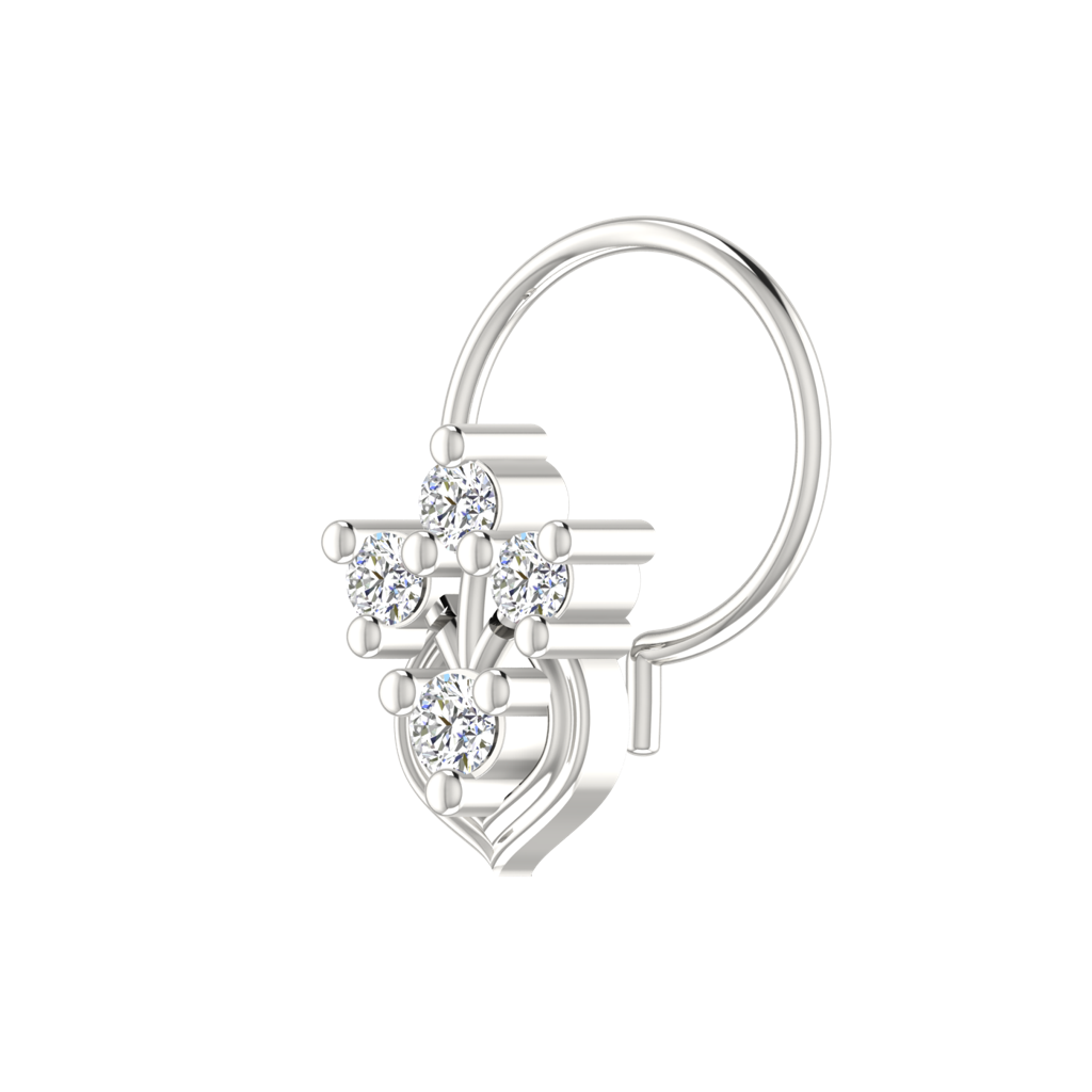 Avsar 9K Bis Hallmarked | Nosepin For Women/Girls |  Avno254 : AVNO254WC