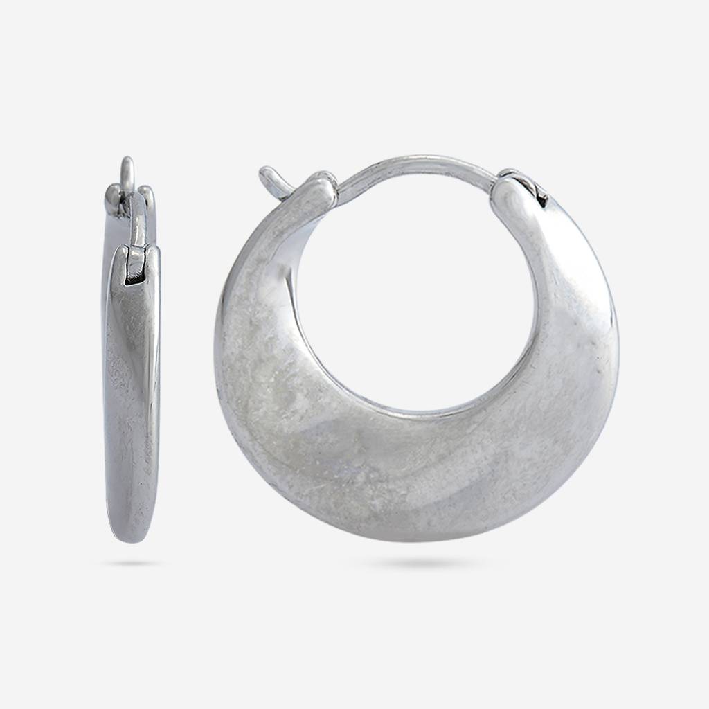 Rhodium - Plated Casual Wear Trendy Earring - 446793 : 446793