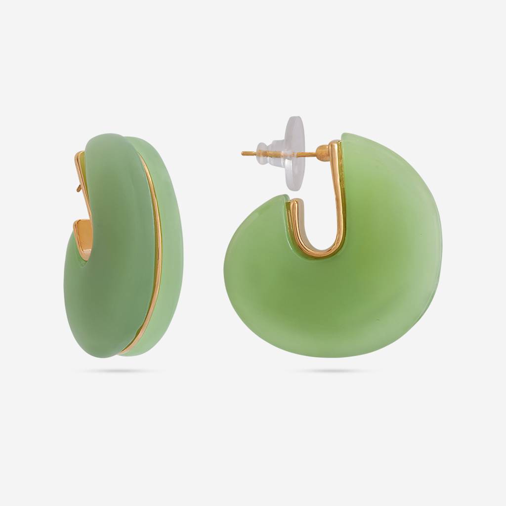 Gold - Plated Casual Wear Trendy Earring - 451289 : 451292