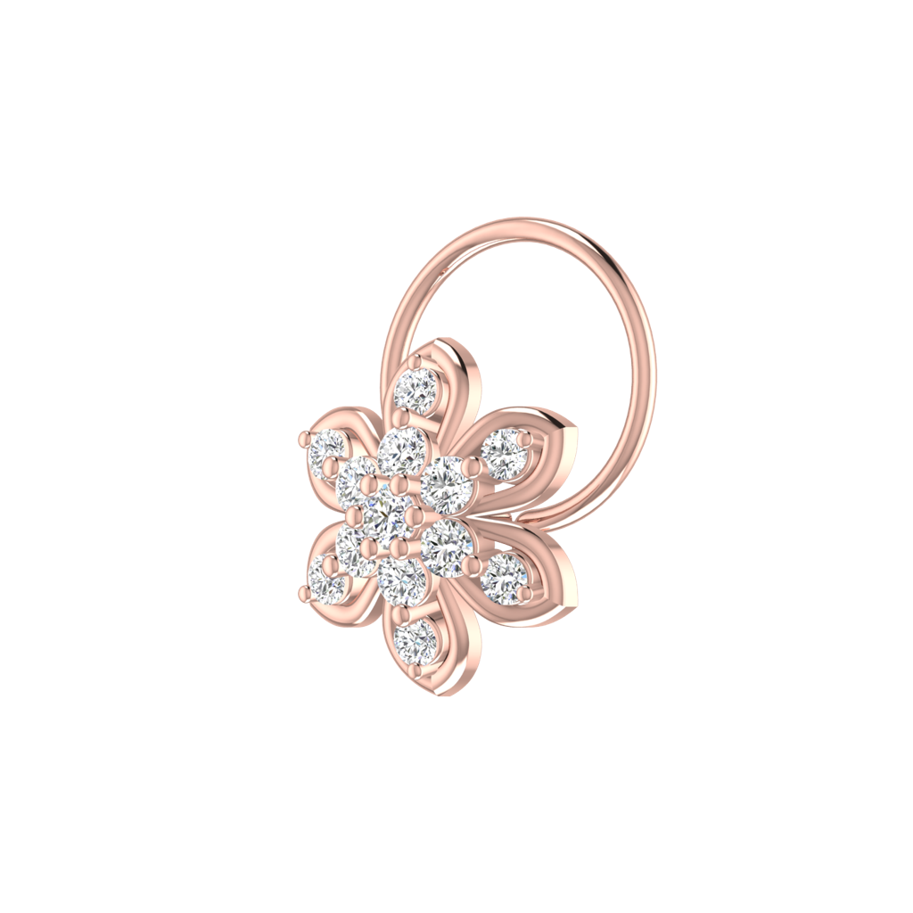 Avsar 9K Bis Hallmarked | Nosepin For Women/Girls |  Avno117 : AVNO117PC