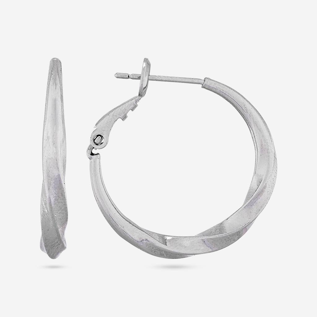 Rhodium - Plated Casual Wear Trendy Earring - 459425 : 459425