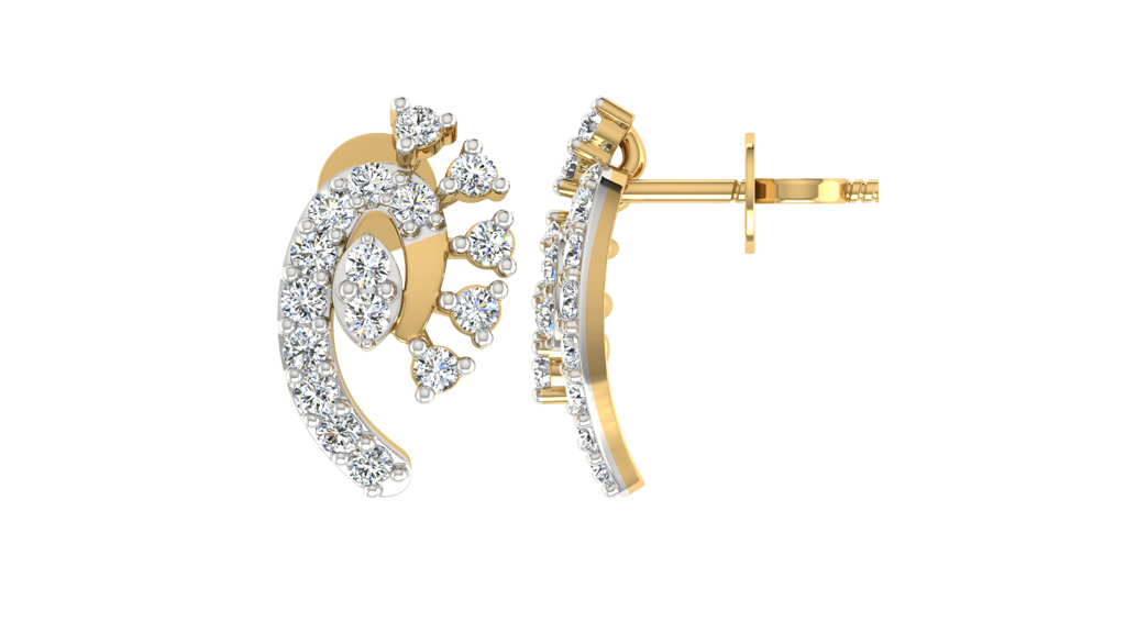Avsar 9K Bis Hallmarked | Earring For Women/Girls | Ave990 : AVE990YC