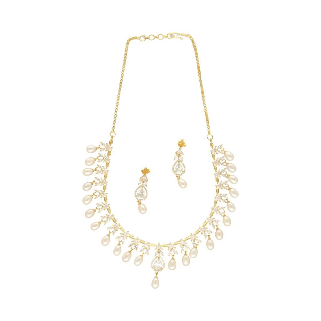 Naina Pearl Necklace Set : JPFEB-26-024