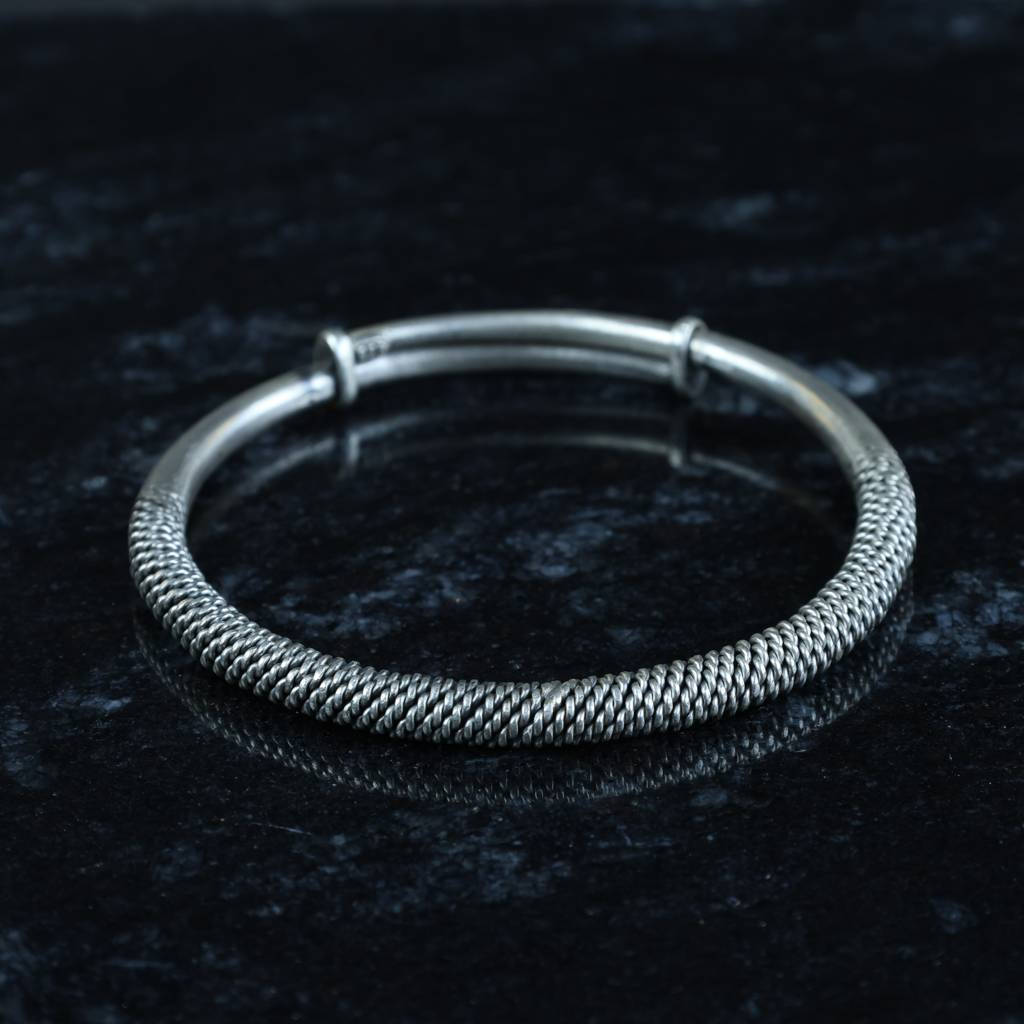 Rope Wrap Full Kada Bracelet : ZV-KDA-ROPE-004