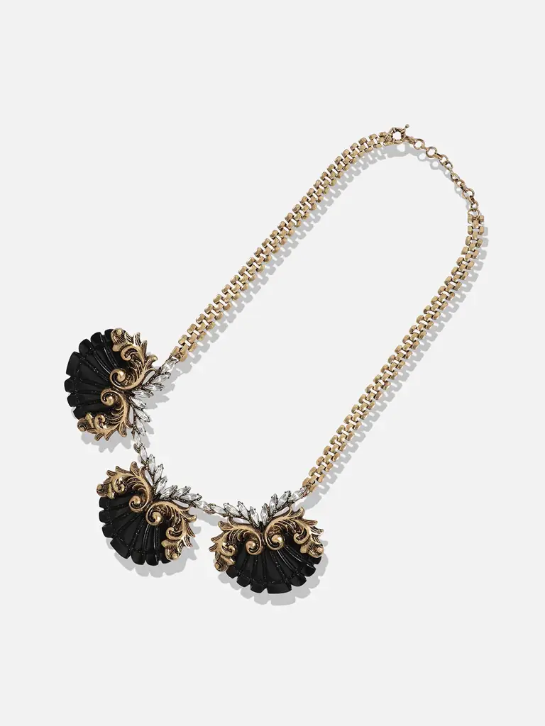 Sheba-Acrylic Crystal Gold Plated Choker Necklace : SOHNCK3525