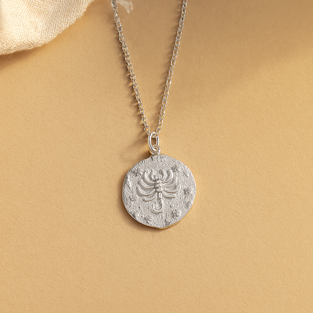 Scorpio Zodiac Necklace : NEC_SCORPZO_S_1175