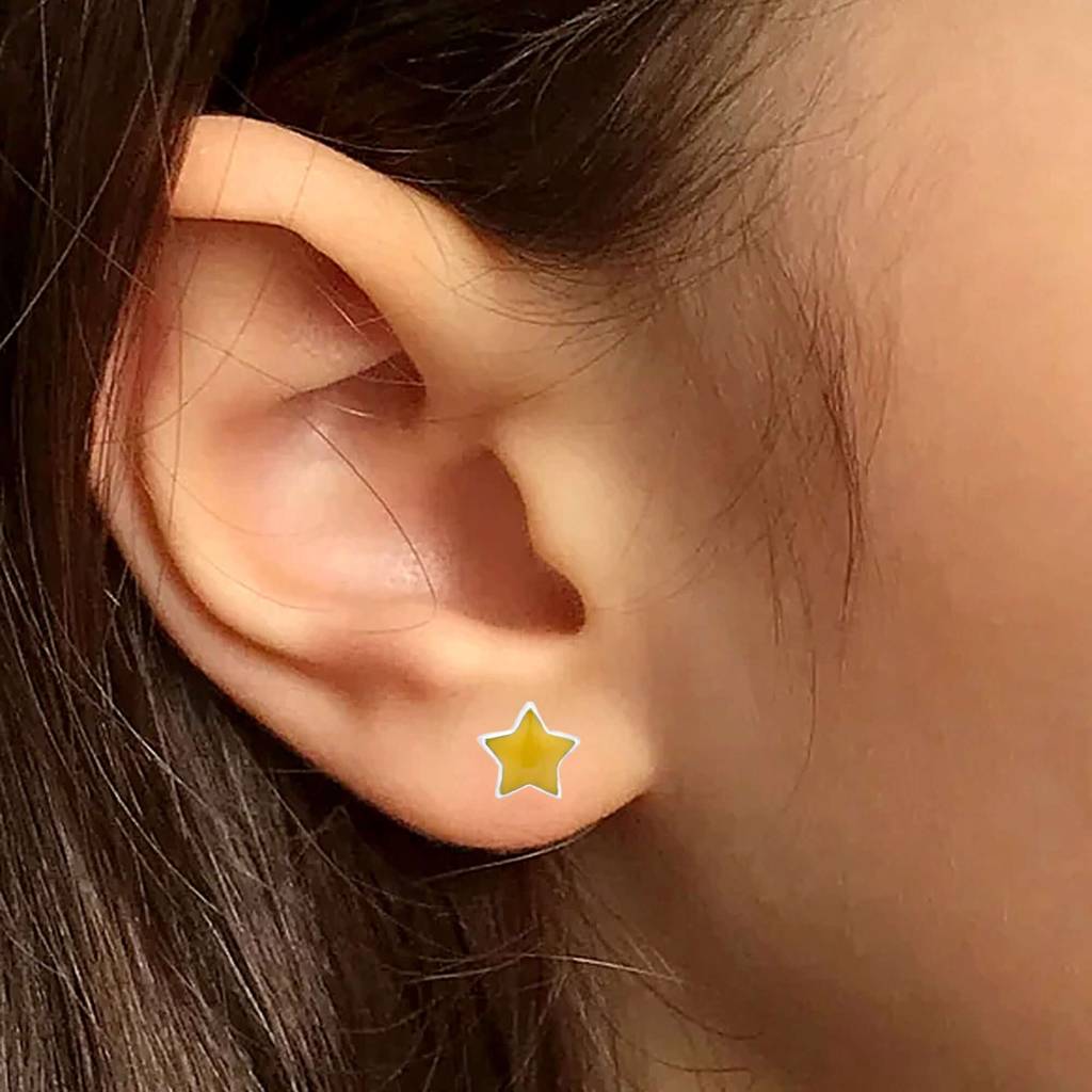 Twinkle Starlet 925 Sterling Silver Stud Earrings For Kids : NERWW01400230