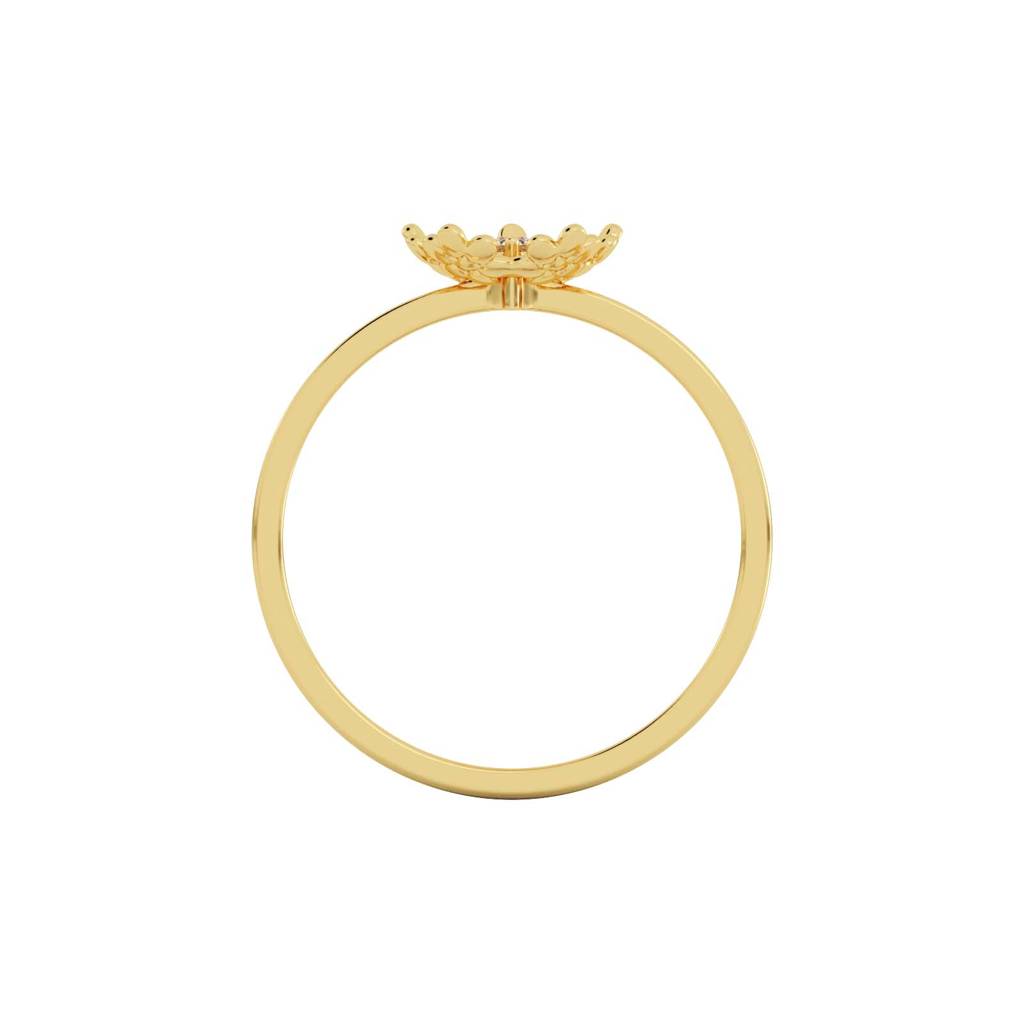 9K Bis Hallmarked Ring For Women/Girls | Avr1101 : AVR1101YC_8