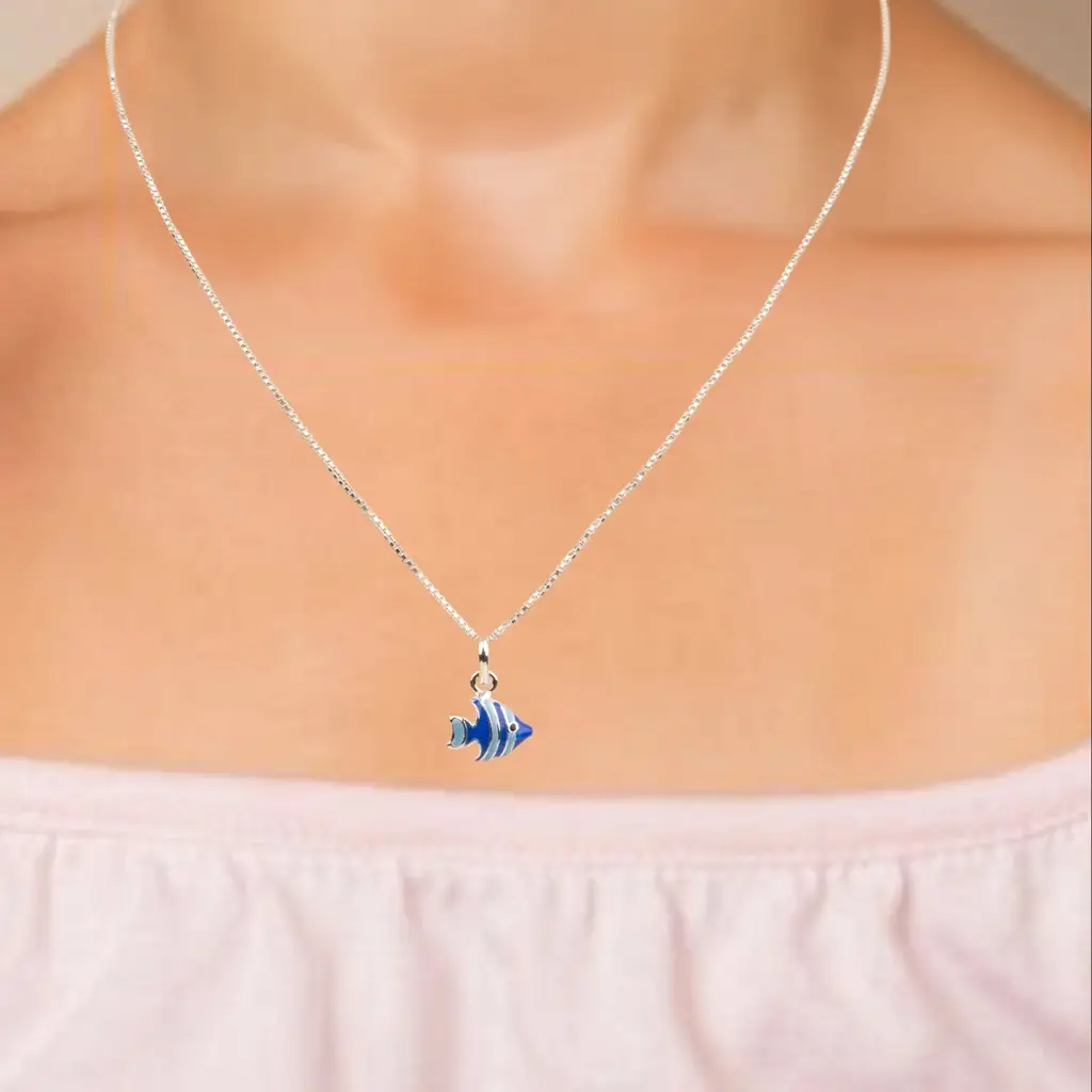 Blue Tropical Fish Pendant : KPC020