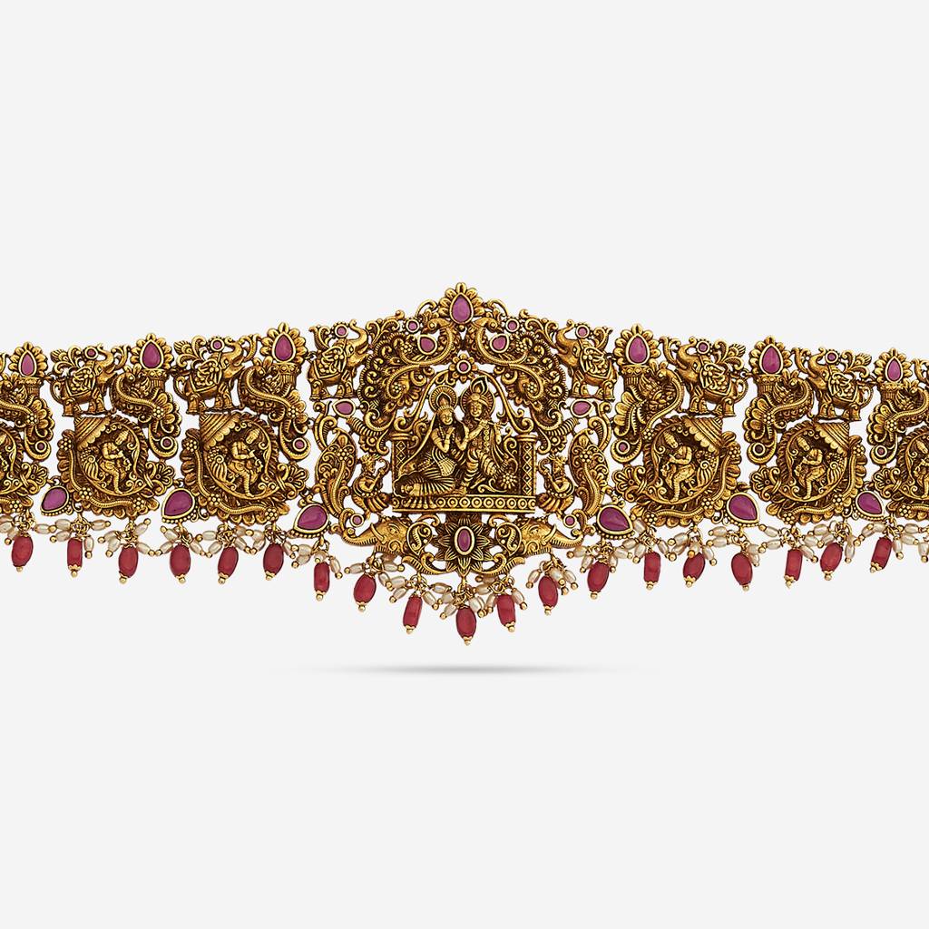 Ruby Gold - Plated Bridal Antique Belt - 435985 : 435985