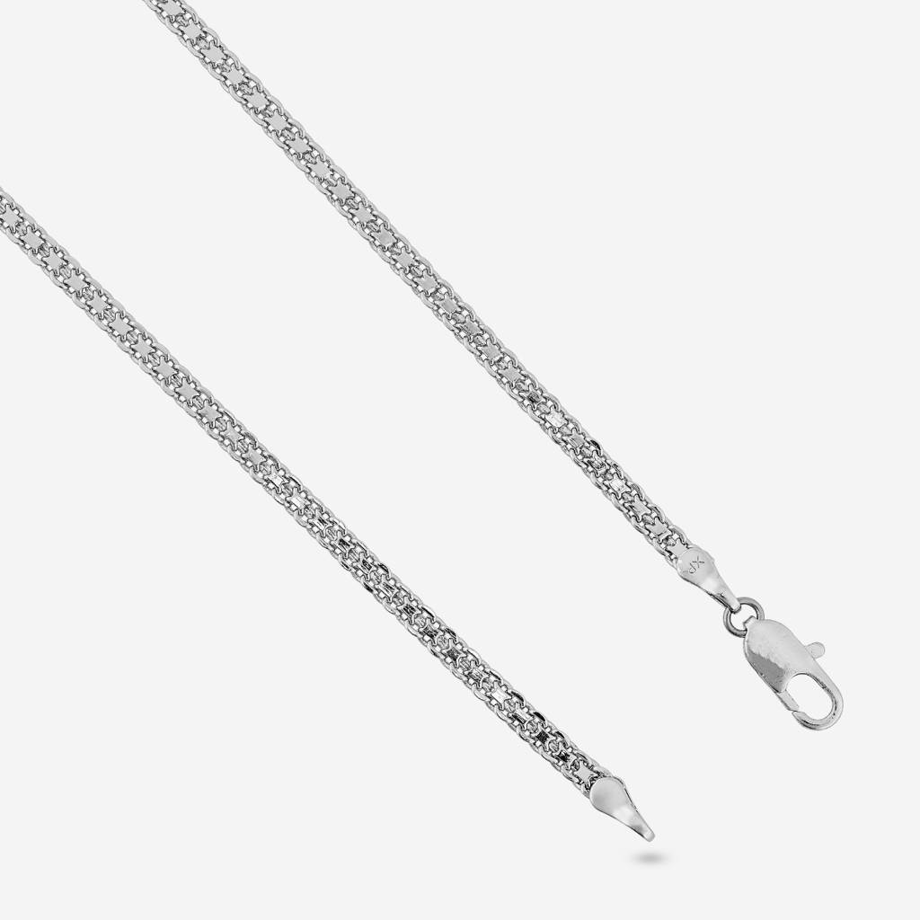 Rodium - Plated Casual Wear Trendy Chain - 465110 : 465110