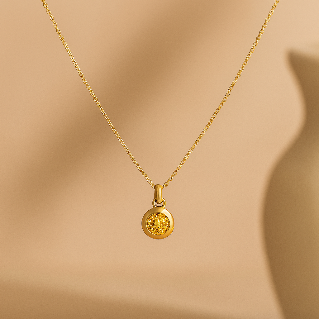 November Birthstone Necklace : NEC_NOVEMBI_S_2949
