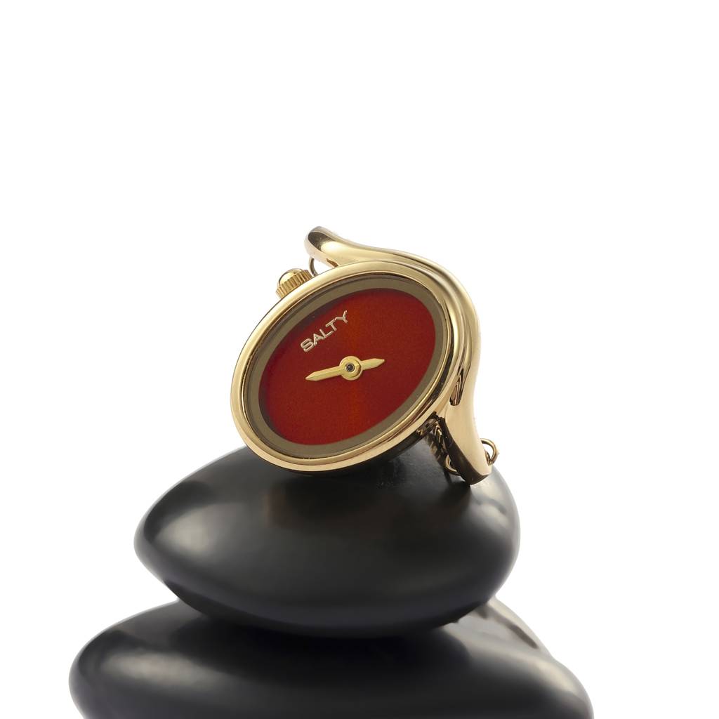 Flow Watch Ring - For Women & Girls : WTR-S-0050-G-OR